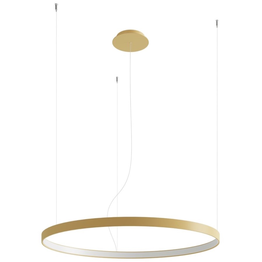 Thoro TH.181 - LED  Żyrandol na lince RIO LED /50W/230V CRI 95 4000K śr. 78 cm złoty