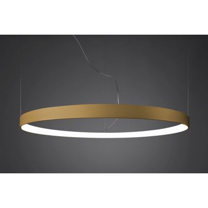 Thoro TH.217 - LED Żyrandol na lince RIO LED/30W/230V CRI 95 4000K śr. 55 cm złoty