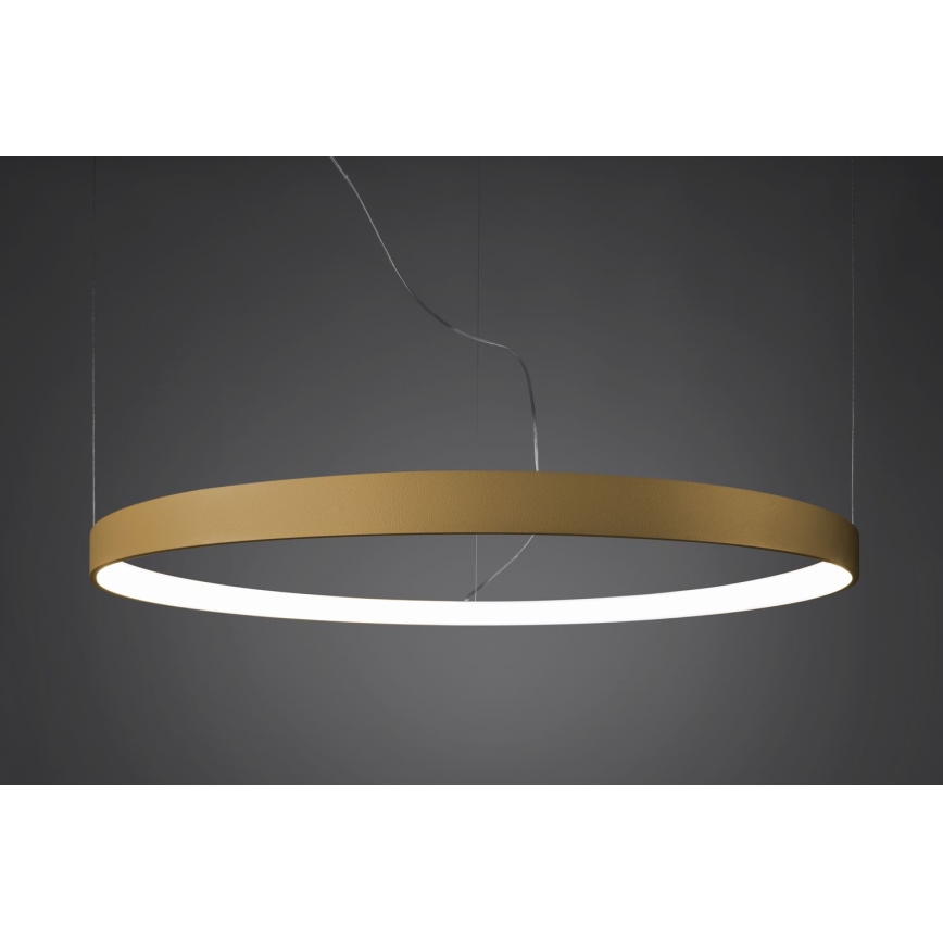 Thoro TH.217 - LED Żyrandol na lince RIO LED/30W/230V CRI 95 4000K śr. 55 cm złoty