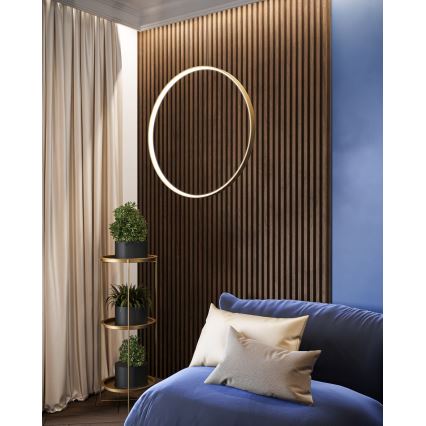 Thoro TH.220 - LED Żyrandol na lince RIO LED/30W/230V CRI 90 3000K śr. 55 cm złoty