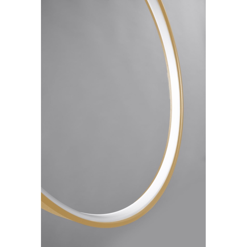 Thoro TH.221 - LED Żyrandol na lince RIO LED/30W/230V CRI 95 4000K śr. 55 cm złoty