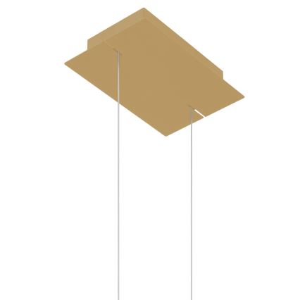 Thoro TH.221 - LED Żyrandol na lince RIO LED/30W/230V CRI 95 4000K śr. 55 cm złoty