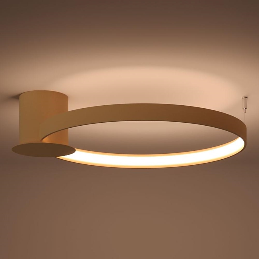 Thoro TH.222 - LED lampa sufitowa RIO LED/21W/230V CRI 98 3000K śr. 55 cm złota