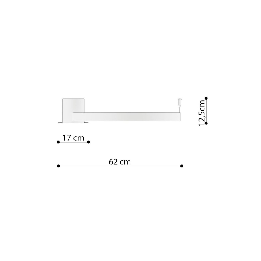 Thoro TH.222 - LED Plafon RIO LED/30W/230V CRI 90 3000K śr. 55 cm złoty