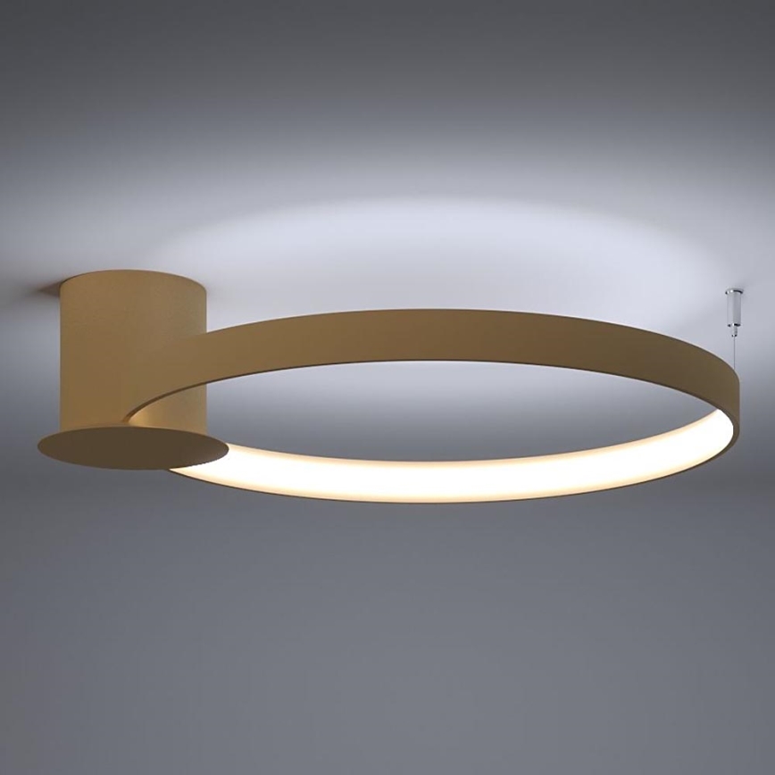Thoro TH.223 - LED Plafon RIO LED/30W/230V CRI 95 4000K śr. 55 cm złoty