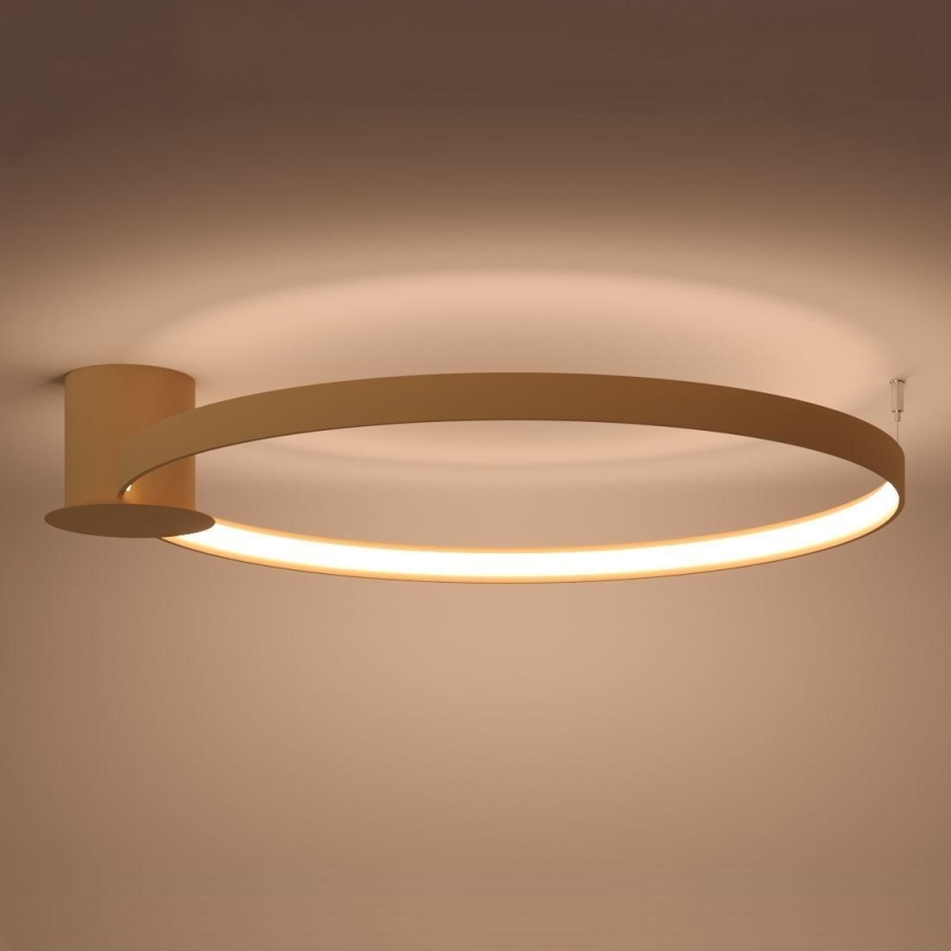 Thoro TH.224 - LED Plafon RIO LED/50W/230V CRI 90 3000K śr. 78 cm złoty