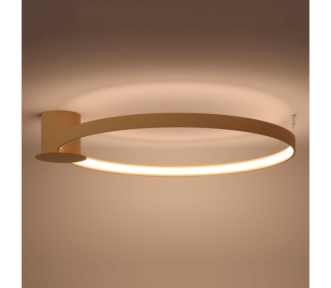 Thoro TH.224 - LED Plafon RIO LED/50W/230V CRI90 3000K śr. 78 cm złoty