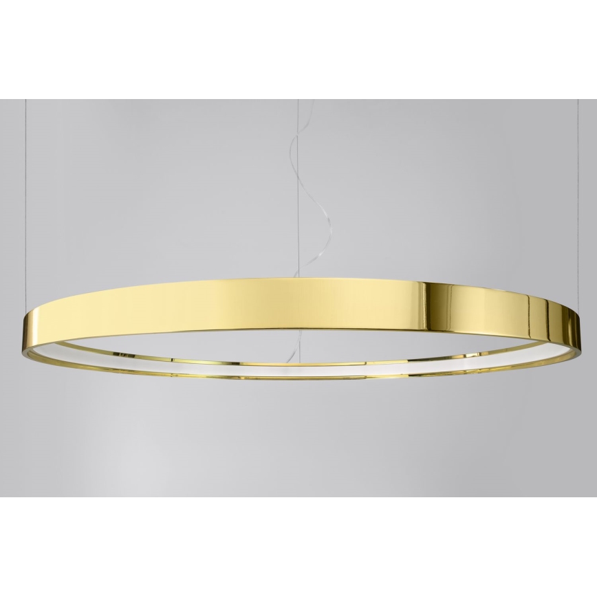 Thoro TH.246 - LED Żyrandol na lince RIO LED/50W/230V CRI 90 3000K śr. 78 cm złoty