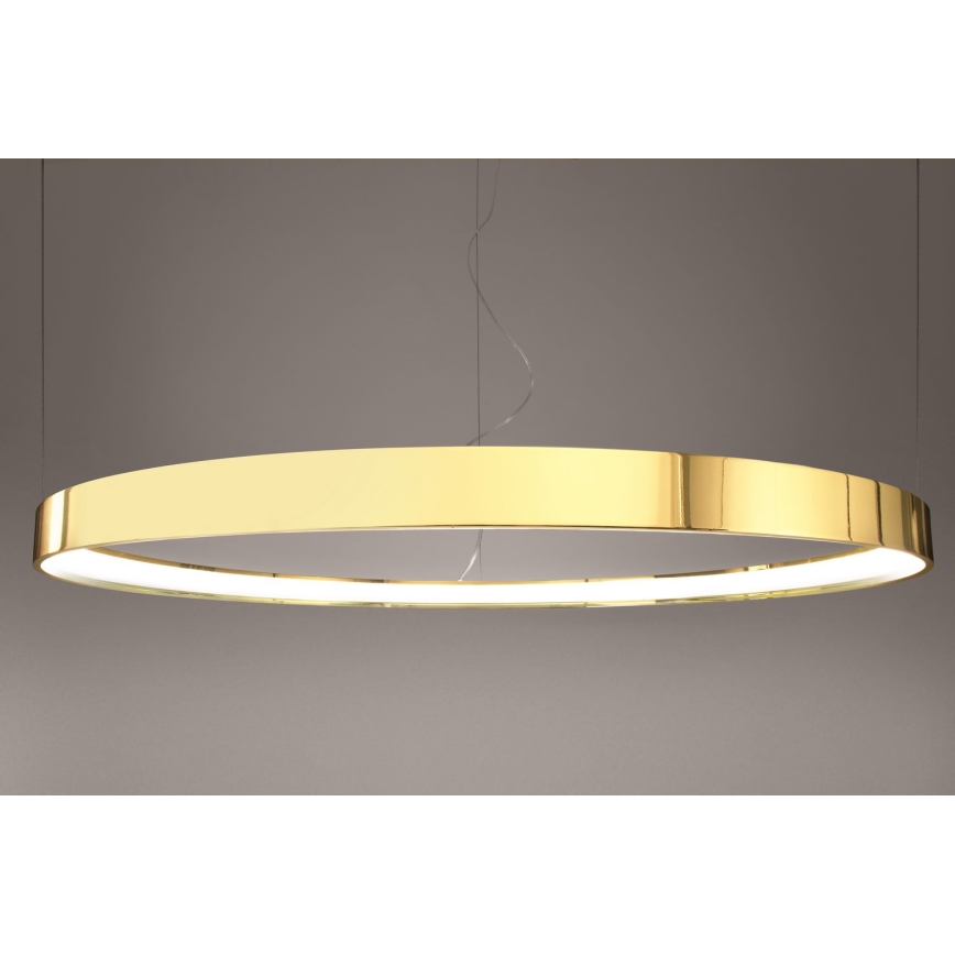 Thoro TH.246 - LED Żyrandol na lince RIO LED/50W/230V CRI 90 3000K śr. 78 cm złoty