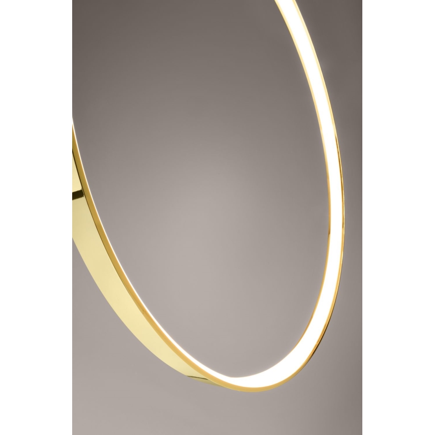 Thoro TH.248 - LED Żyrandol na lince RIO LED/50W/230V CRI 90 3000K śr. 78 cm złoty