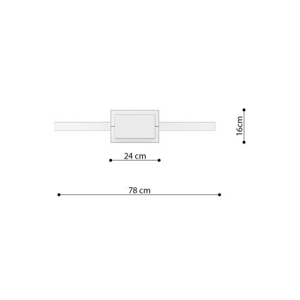 Thoro TH.248 - LED Żyrandol na lince RIO LED/50W/230V CRI 90 3000K śr. 78 cm złoty