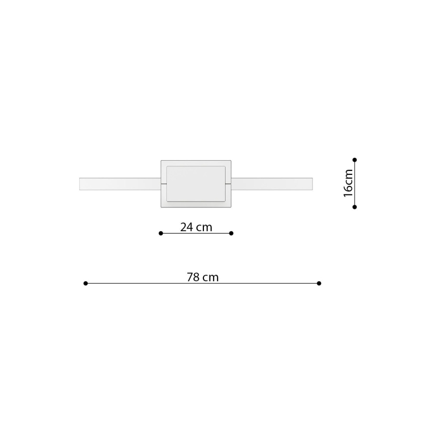 Thoro TH.248 - LED Żyrandol na lince RIO LED/50W/230V CRI 90 3000K śr. 78 cm złoty