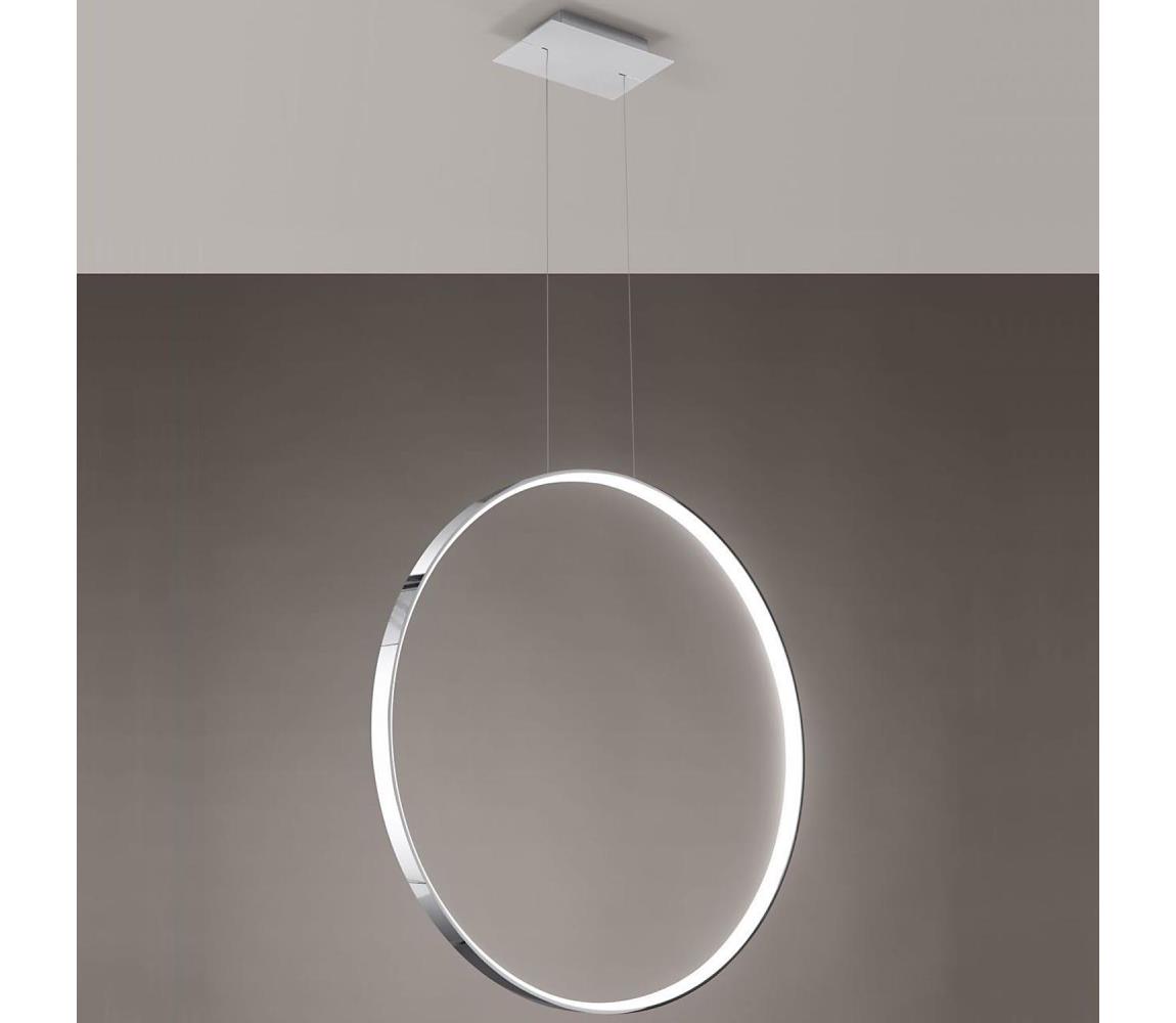 Thoro TH.249 - LED Żyrandol na lince RIO LED/50W/230V CRI90 4000K śr. 78 cm chrom