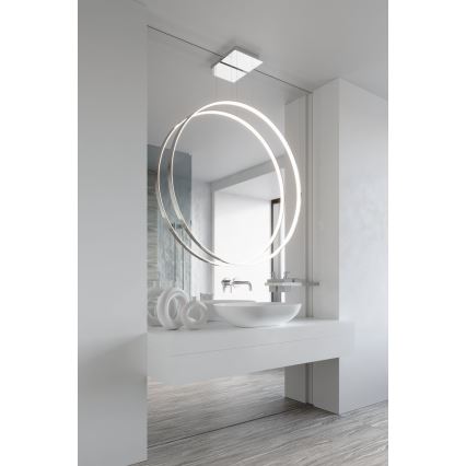 Thoro TH.249 - LED Żyrandol na lince RIO LED/50W/230V CRI 90 4000K śr. 78 cm chrom błyszczący