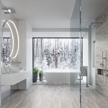 Thoro TH.249 - LED Żyrandol na lince RIO LED/50W/230V CRI 90 4000K śr. 78 cm chrom błyszczący