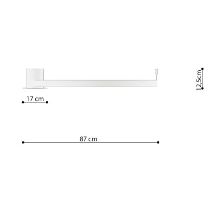 Thoro TH.252 - LED Plafon RIO LED/50W/230V CRI90 3000K śr. 78 cm złoty