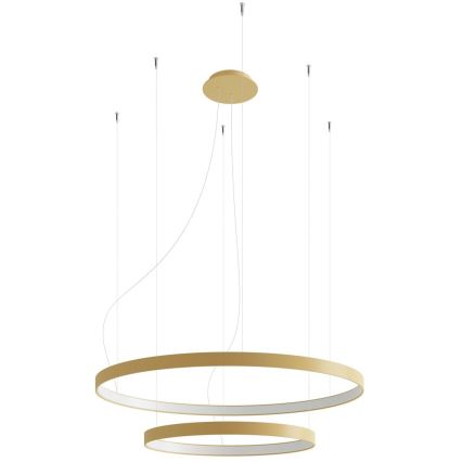 Thoro TH.268 - Lampa wisząca LED na linkach RIO LED/80W/230V CRI 95 4000K złota