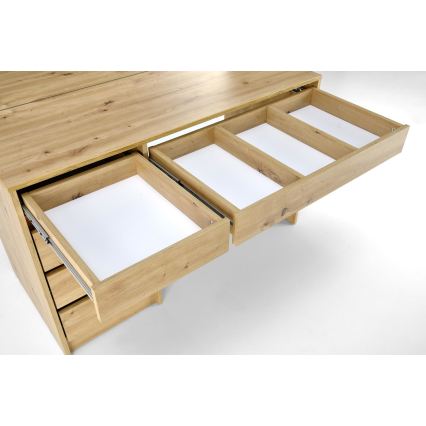 Toaletka AMORIO 120x55 cm dąb artisan