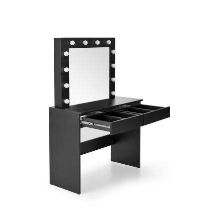 Toaletka AMORIO 94x43 cm czarna