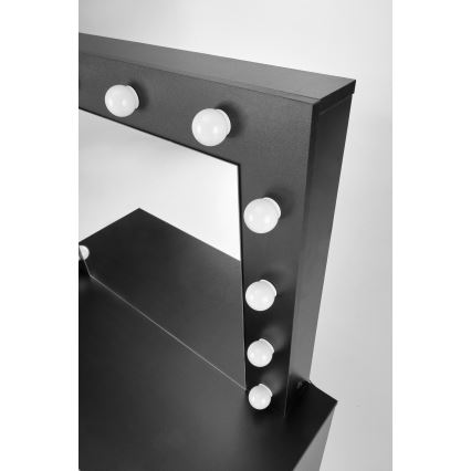 Toaletka AMORIO 94x43 cm czarna
