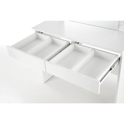 Toaletka HOLLYWOOD 140 x 94 cm z oświetleniem LED, biała