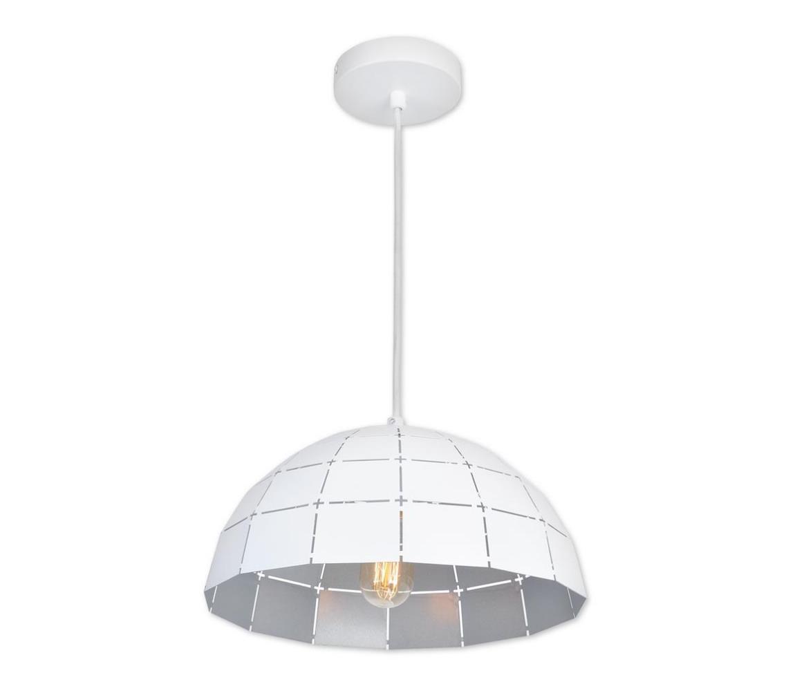 Top Light Apolo 30B - Żyrandol na lince 1xE27/40W/230V biały/srebrny