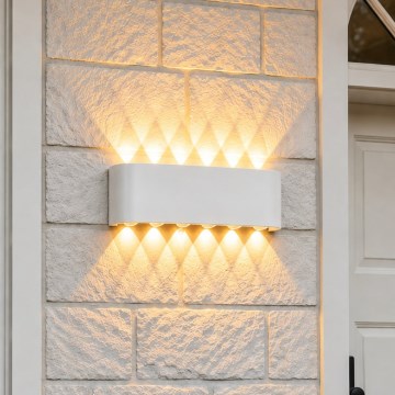 Top Light - Kinkiet zewnętrzny LED RAY LED/10W/230V 3000/4000/6500K IP54 biały