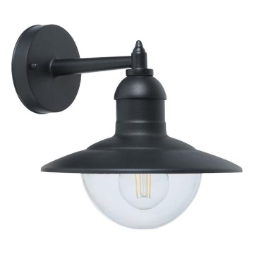 Top Light - Kinkiet zewnętrzny VERONA 1xE27/12W/230V IP44 czarny