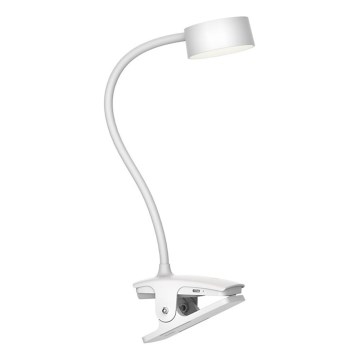 Top Light - LED Dotykowa Lampa Biurkowa z Klipem BELLA LED/4,8W/5V 3000-6500K Biała