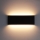 Top Light - LED Kinkiet zewnętrzny OBLIGO LED/12W/230V IP65 czarny
