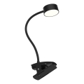 Top Light - LED lampa stółowa z klipem BELLA LED/4,8W/5V 3000-6500K czarna