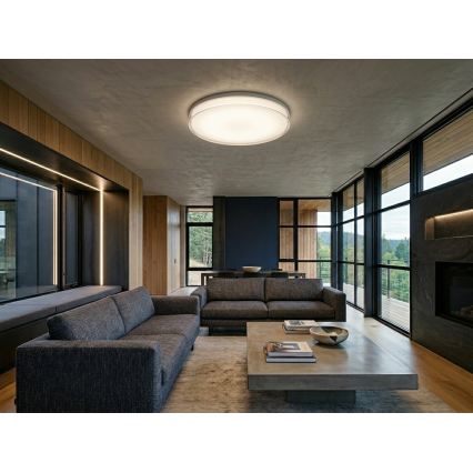 Top Light - Ściemnialna lampa sufitowa LED do łazienki NEXUS LED/55W/230V 3000-6500K IP44 śr. 48 cm biała + zdalne sterowanie