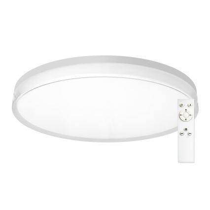 Top Light - Ściemnialna lampa sufitowa LED do łazienki NEXUS LED/55W/230V 3000-6500K IP44 śr. 48 cm biała + zdalne sterowanie