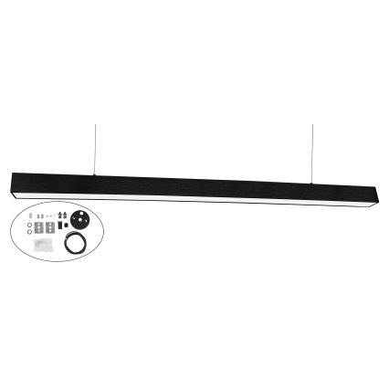 Top Light - LED oprawa sufitowa natynkowo-wisząca HORIZON LED/40W/230V 3000/4000/6500K czarna