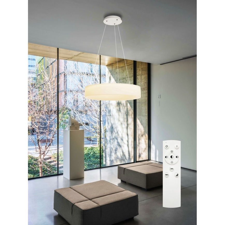 Top Light - LED Lampa Wisząca Z Dimmowaniem HALO LED/60W/230V 3000-6500K średnica 60 cm + pilot