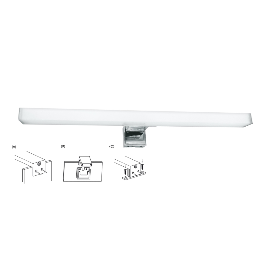 Top Light - LED Łazienkowe oświetlenie lustra OREGON LED/7W/230V 40 cm IP44