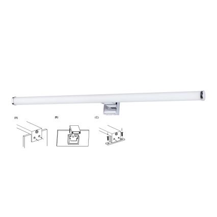 Top Light - LED Łazienkowe oświetlenie lustra OREGON LED/9W/230V 60 cm IP44