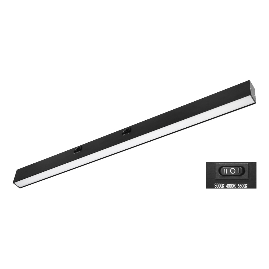 Top Light - LED Oprawa podszafkowa AXIS LED/15W/230V 3000/4000/6500K 60 cm czarna