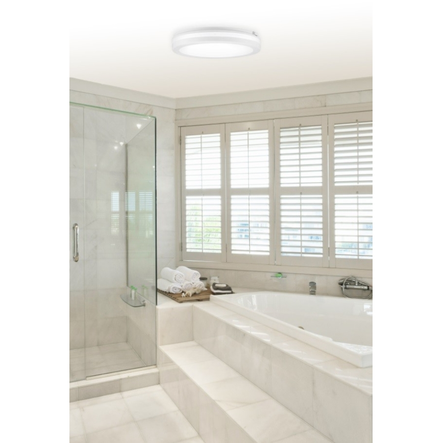 Top Light - LED Oświetlenie łazienkowe COMET LED/15W/230V 3000/4000/6500K IP54 śr. 20 cm białe