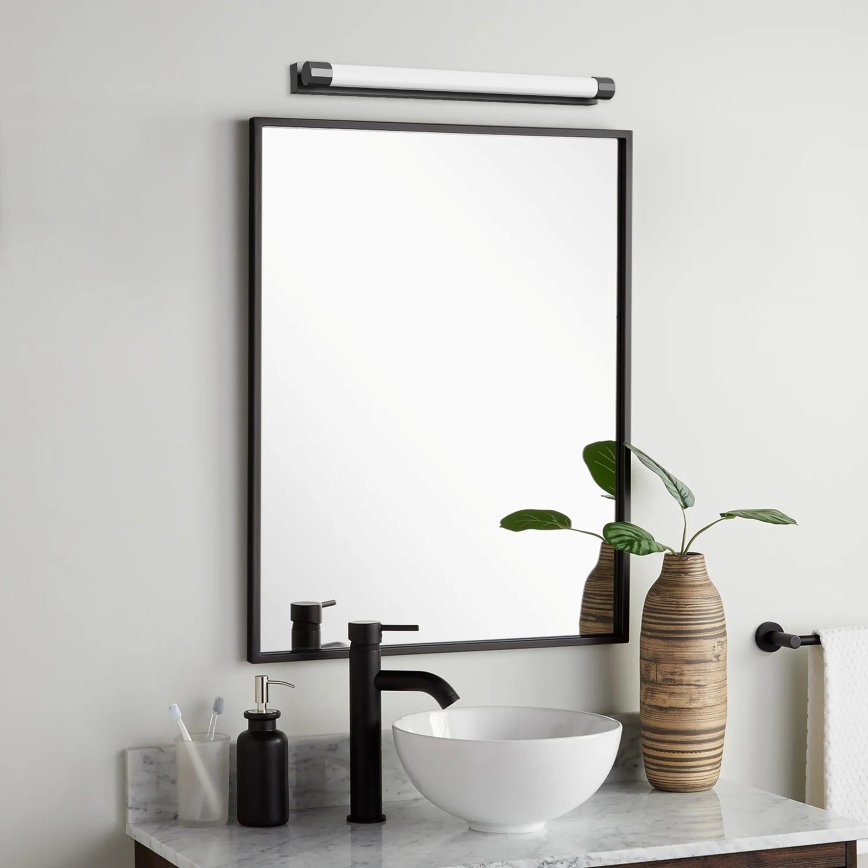 Top Light - LED Oświetlenie lustra łazienkowego TURIA LED/8W/230V 3000/4000/6500K IP44 40 cm czarne