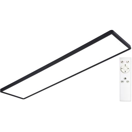 Top Light - LED Panel natynkowy ściemnialny REVIT LED/70W/230V 3000-6500K 120x30 cm czarny + pilot zdalnego sterowania
