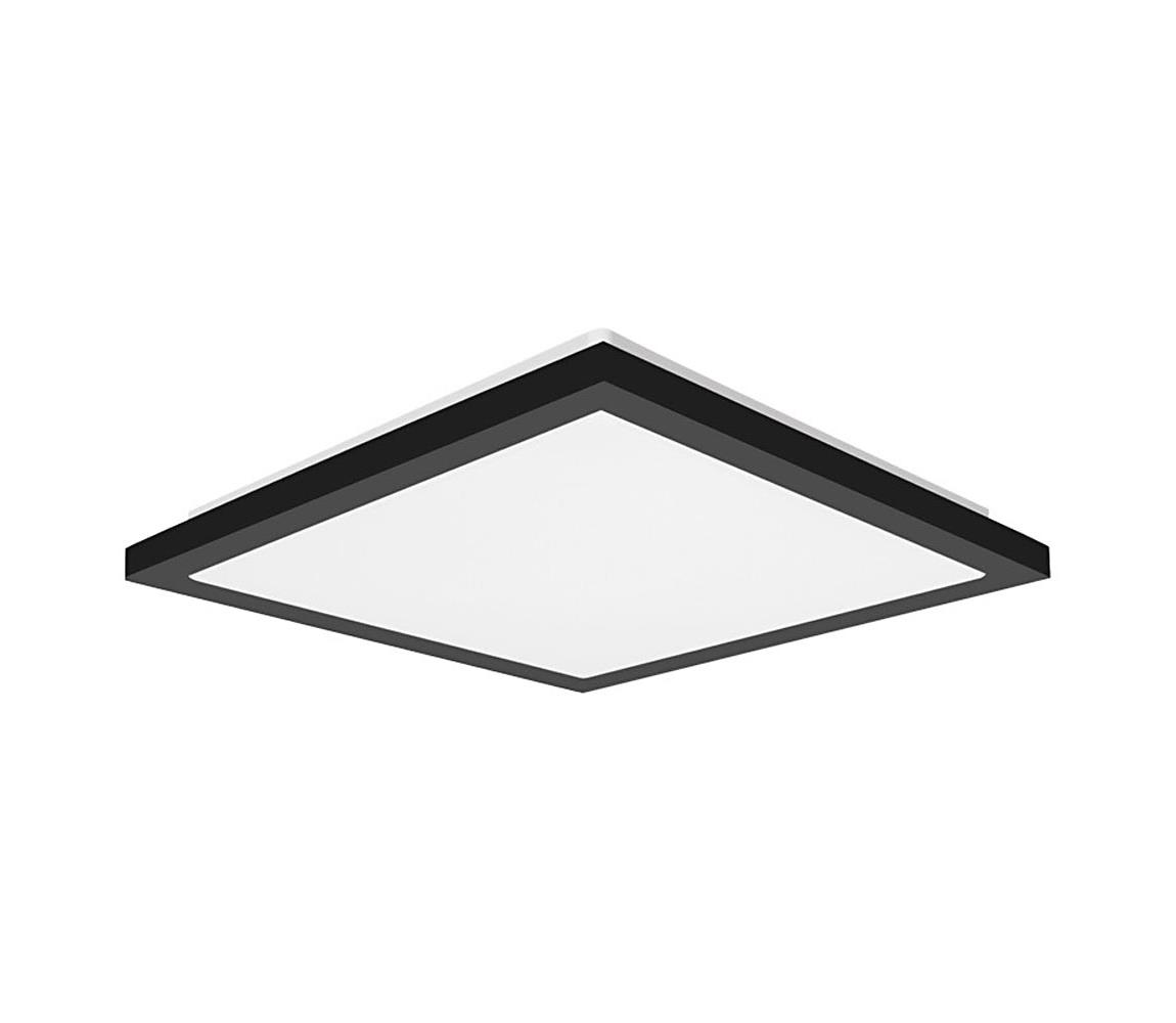 Top Light -LED Plafon łazienkowy ONYX LED/10W/230V IP44 28x28 cm czarny