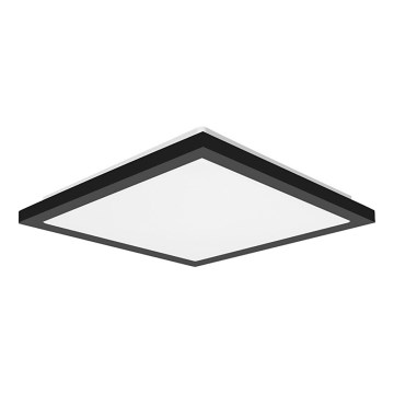 Top Light - LED Plafon łazienkowy ONYX LED/10W/230V IP44 3000/4000/6500K 28x28 cm czarny