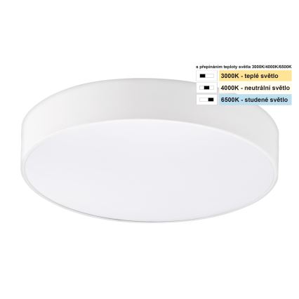 Top Light - LED Plafon łazienkowy PETAL LED/24W/230V IP44 3000/4000/6500K śr. 35 cm biały