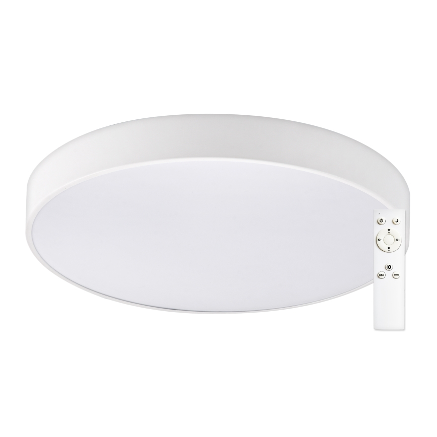 Top Light - LED Ściemnialny plafon łazienkowy PETAL LED/48W/230V IP44 3000-6500K śr. 48 cm biały + pilot zdalnego sterowania