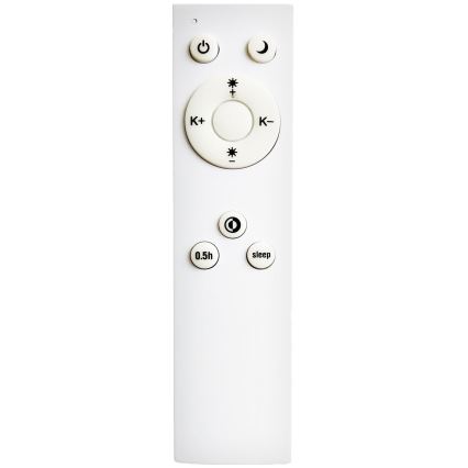 Top Light - LED Ściemnialny plafon łazienkowy PETAL LED/48W/230V IP44 3000-6500K śr. 48 cm biały + pilot zdalnego sterowania