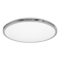 Top Light - LED Plafon łazienkowy SILVER LED/10W/230V IP44 3000/4000/6500K śr. 29 cm chrom błyszczący