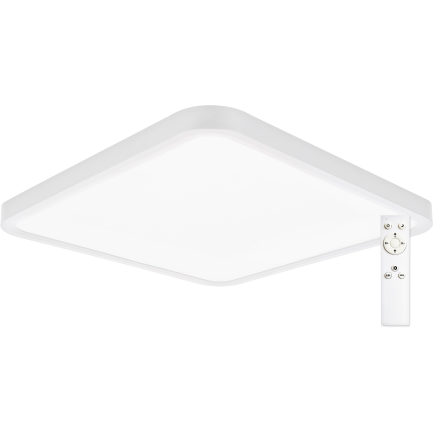 Top Light - LED Plafon ściemnialny REVIT LED/36W/230V 3000-6500K 40x40 cm biały + pilot zdalnego sterowania