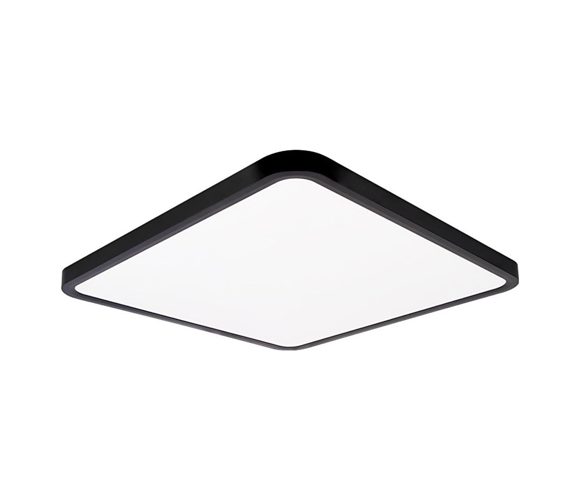 Top Light - LED Plafon REVIT LED/50W/230V 3000-6500K 50x50 cm czarny+pilot