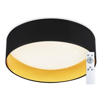 Top Light - LED Plafon ściemnialny IVONA 40C +pilot LED/24W/230V + pilot zdalnego sterowania czarny